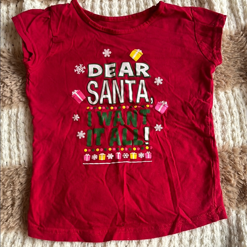 Red Kids Christmas T-Shirt